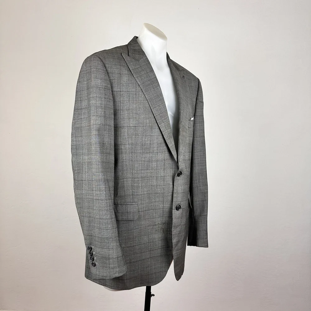 Peter Millar Soft Virgin Wool Sport Jacket Size 44 Tall